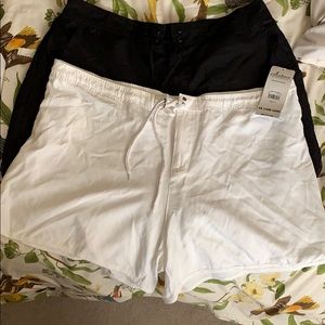 Catalina White & black swing shorts. 2 pair 4 sale